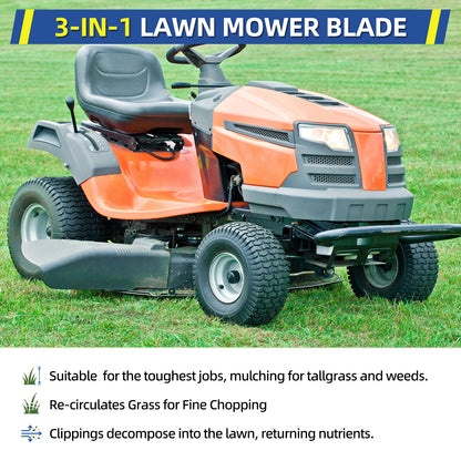532134149 422719 Mower Blades Fits Craftsman 42" Deck Mower, Replace 134149 424752