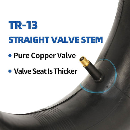 13x5.00-6 Inner Tube, with TR-13 Valve Stem, Heavy Duty, Universal Fit for Razor Dirt Quad Lawn Mowers, ATVs, Yard Tractor, Snow Blower (2 pack)