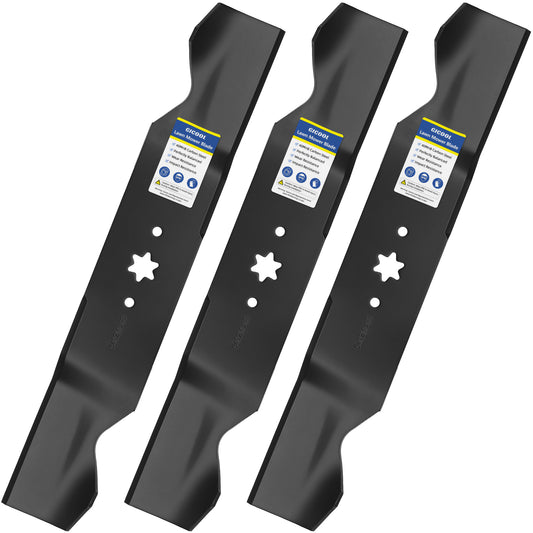 942-0677B Mulching Mower Blades (3 Pack) for 54 inch Deck MTD Cub Cadet RZT54 GT1554 GTX1054 RZT-S54 Replaces 942-0677A 742-0677B 742-0677A 742-0677 942-0677