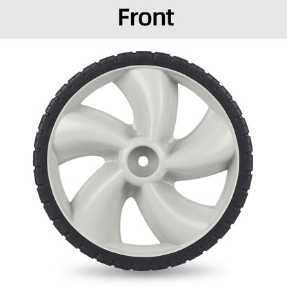 12 Inch Rear Wheels for Arnold 490-324-0002, Replacement 12x1.75" Plastic Wheels for Lawn Mowers, 1/2" Axle Bore, 2-Pack