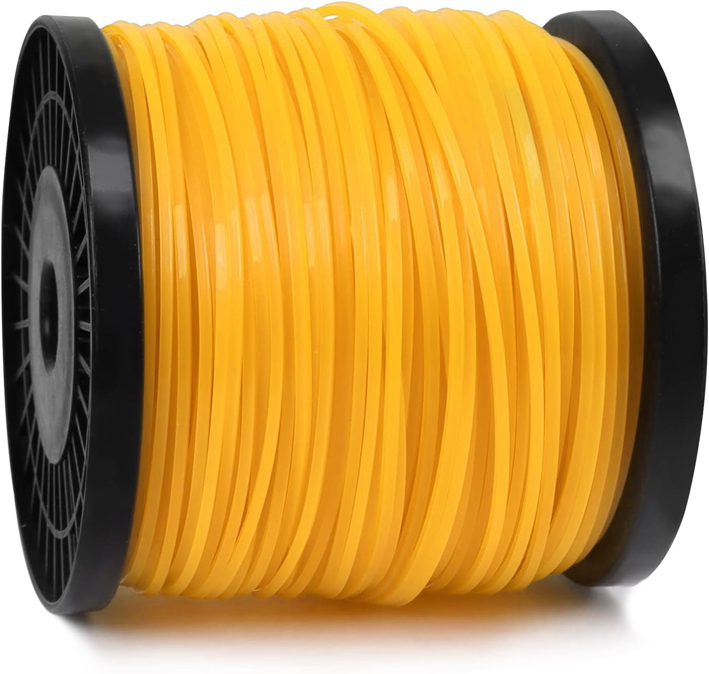 GICOOL 0.095" Square Trimmer Line, Orange Heavy-Duty Nylon Weed Eater String, Universal Commercial Grade Weed Wacker Line | 1.7 LB, 330 Ft