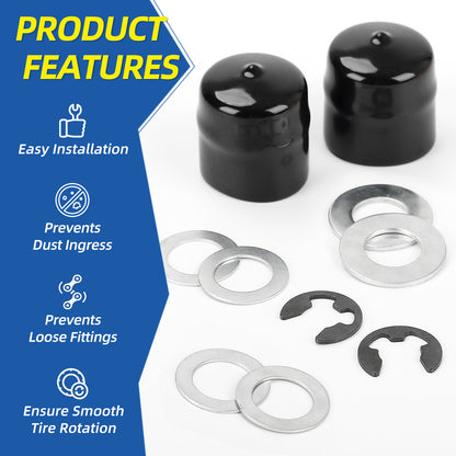 Lawnmower Wheel Hardware Kit, Compatible with Husqvarna Craftsman AYP Poulan Huskee Jonsered 532188967 532121749 812000029 121748X 121749X 583512801 532436874 12000029