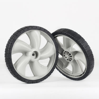 12 Inch Rear Wheels for Arnold 490-324-0002, Replacement 12x1.75" Plastic Wheels for Lawn Mowers, 1/2" Axle Bore, 2-Pack