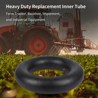 7.5-24/8.3-24/9.5-24 Butyl Inner Tube, 1 Pack with TR218A Valve Stem, Heavy-Duty Inner Tube, Replacement Tube for Farm Tractor, Backhoe and Industrial Equipment