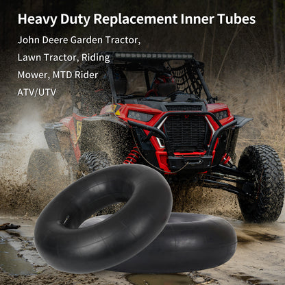 26x12-12 Butyl Inner Tubes, 2 Pack with TR13 Valve Stem, Heavy-Duty Inner Tubes, Replacement Tubes for ATV/UTV, Lawn Mowers, Garden Tractors and Golf Carts
