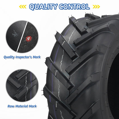 16x6.50-8 High-Traction Tubeless Tire, Agriculture Tractor Tire, 4 Ply, Super Lug AG Turf