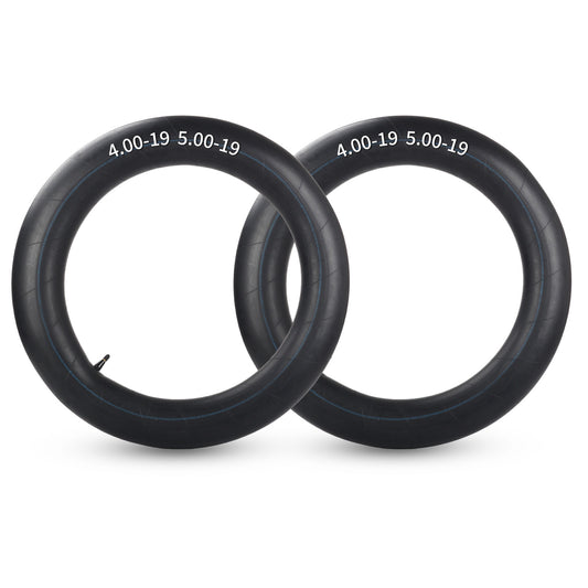 GICOOL 4.00-19 5.00-19 Butyl Inner Tubes 2 Pack, Fit for 18", 19" Rim, Heavy-Duty Tractor Tubes with TR15 Valve Stem, Replacement Tubes for Agriculture Farm Implement Farm