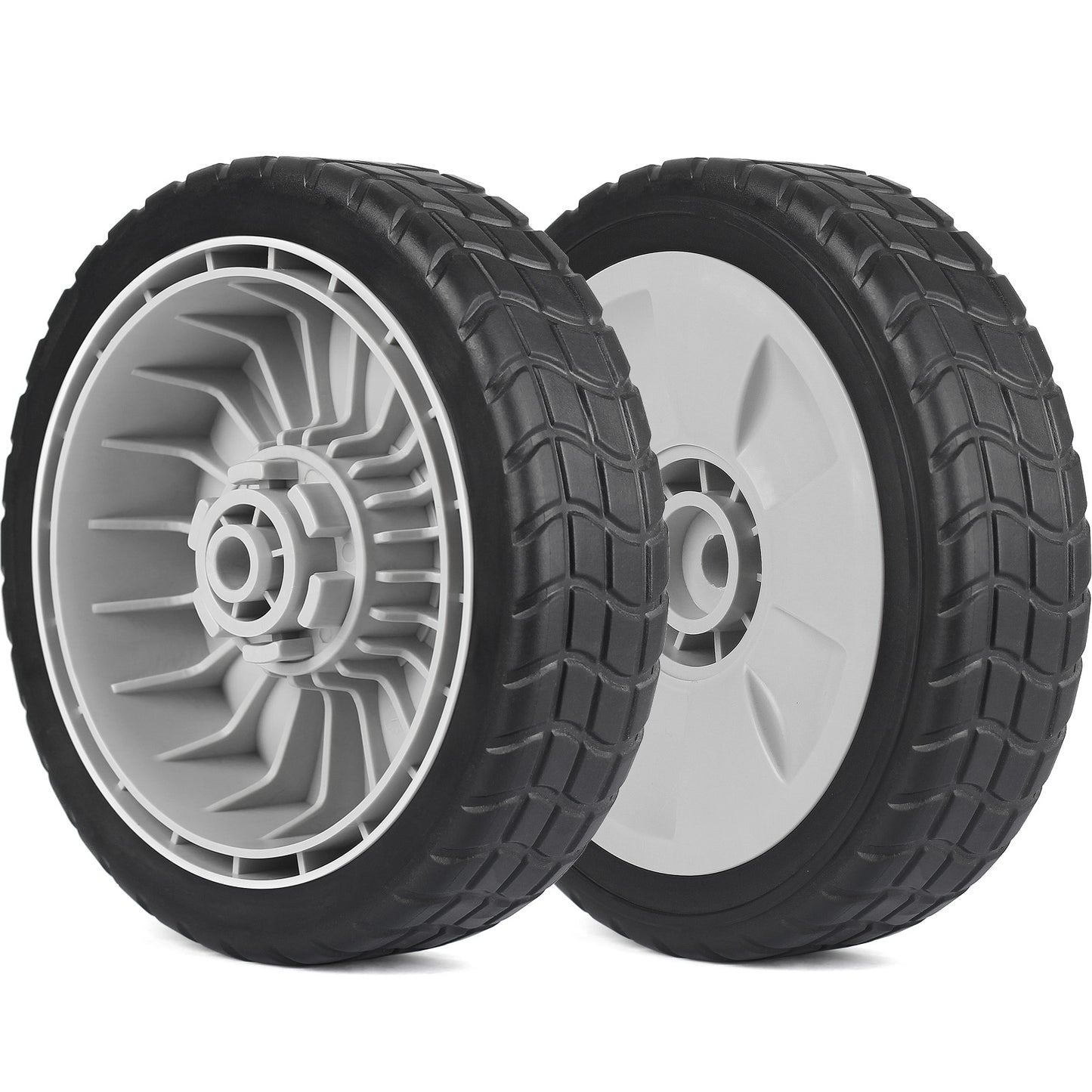 GICOOL 44710-VL0-L02ZB Front Wheels, 8 Inch Wheels Fit for Honda HRR216 HRS216 HRT216 Walk-behind Lawn Mower, 8 Inch Wheels, Pack of 2