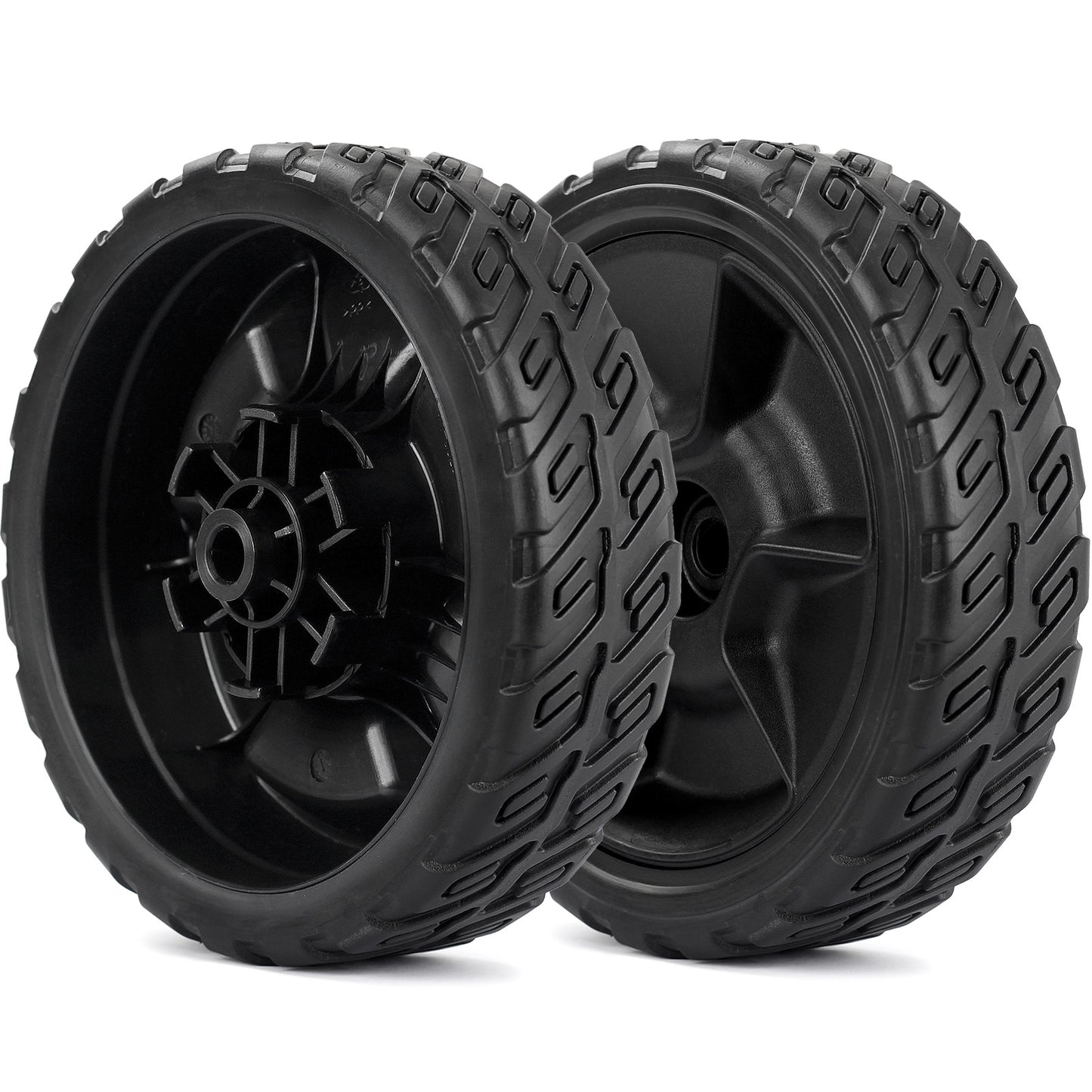 44710-VR8-N00ZA Lawn Mower Front Wheels, 8 Inch Wheels for Honda HRN216, Pack of 2