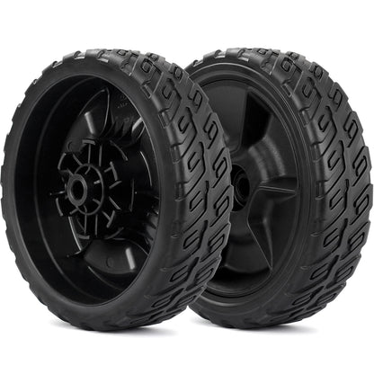 44710-VR8-N00ZA Lawn Mower Front Wheels, 8 Inch Wheels for Honda HRN216, Pack of 2