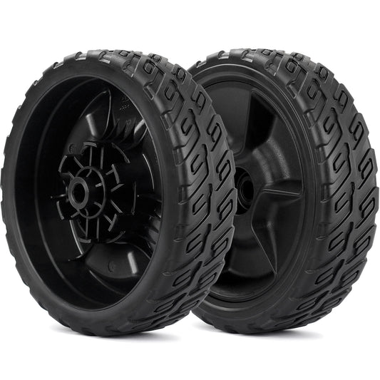 GIGOOL 44710-VR8-N00ZA Lawn Mower Front Wheels, 8 Inch Wheels for Honda HRN216, Pack of 2