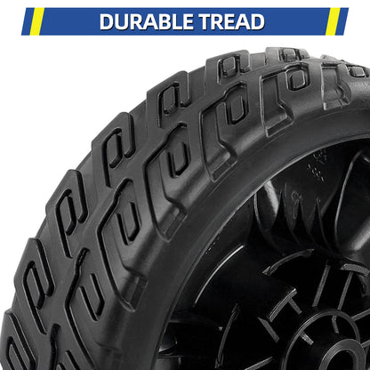 44710-VR8-N00ZA Lawn Mower Front Wheels, 8 Inch Wheels for Honda HRN216, Pack of 2