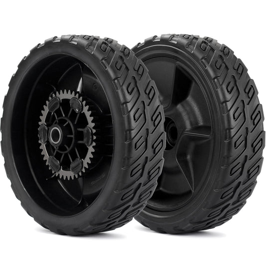 GIGOOL 42710-VR8-N00ZA Lawn Mower Rear Wheels, 8 Inch Wheels Kit for Honda HRN216, 2 Pack