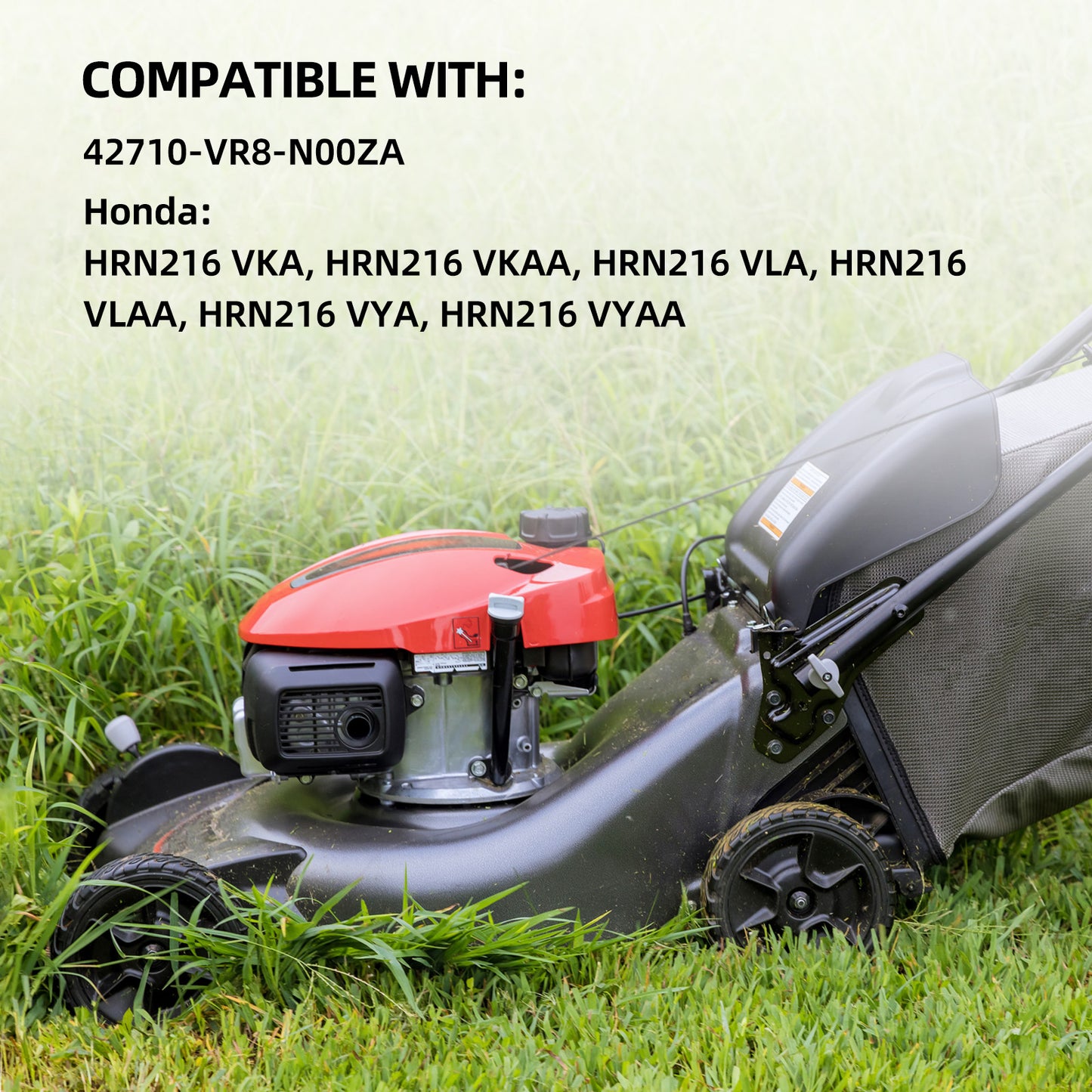42710-VR8-N00ZA Lawn Mower Rear Wheels, 8 Inch Wheels Kit for Honda HRN216, 2 Pack