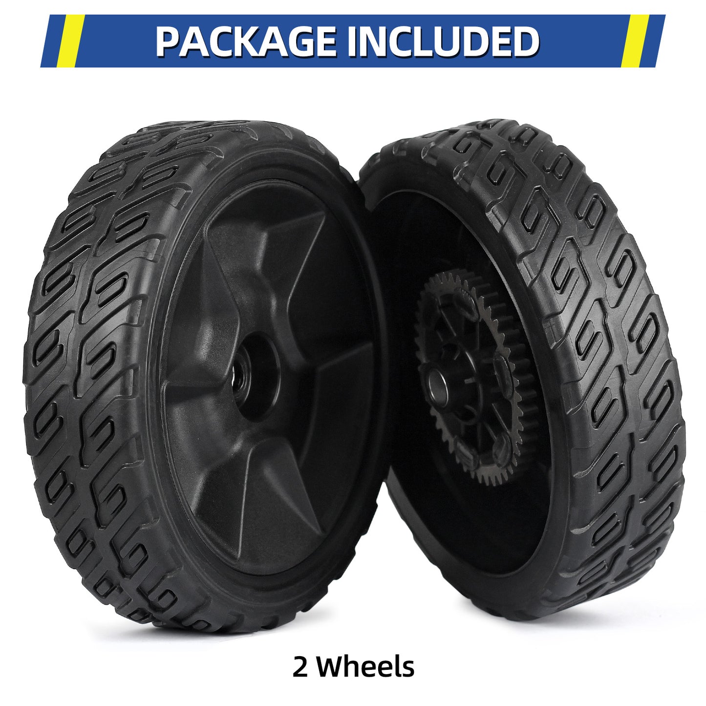 42710-VR8-N00ZA Lawn Mower Rear Wheels, 8 Inch Wheels Kit for Honda HRN216, 2 Pack