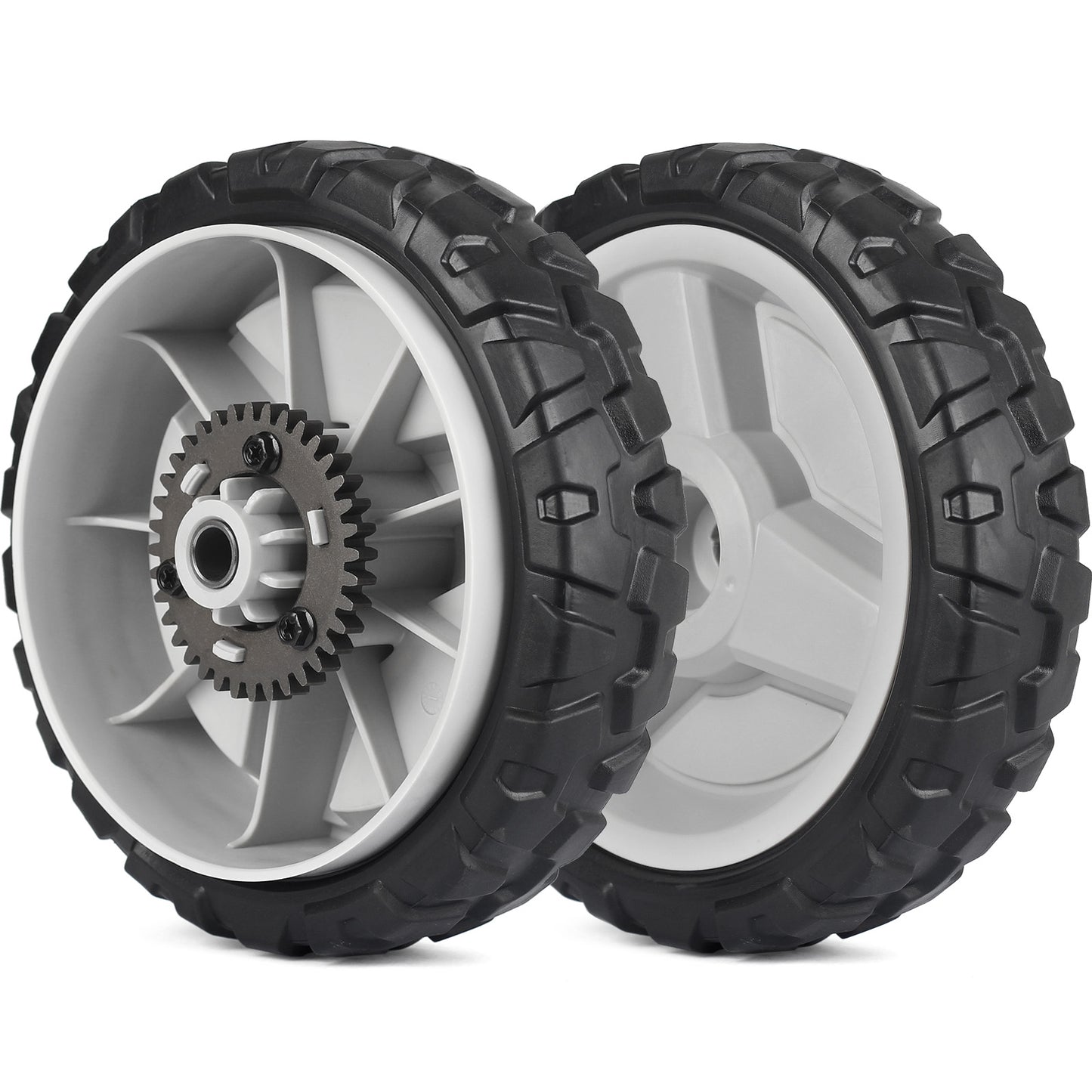 580365301 Lawn Mower Wheels, 593198101 Drive Wheels for Husqvarna, HU675AWD, HU700AWD, HU725AWD, HU800AWD, LC356AWD, Craftsman, 8 Inch Wheels, 2 Pack