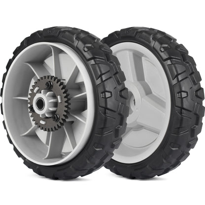580365301 Lawn Mower Wheels, 593198101 Drive Wheels for Husqvarna, HU675AWD, HU700AWD, HU725AWD, HU800AWD, LC356AWD, Craftsman, 8 Inch Wheels, 2 Pack