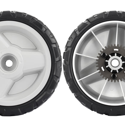 580365301 Lawn Mower Wheels, 593198101 Drive Wheels for Husqvarna, HU675AWD, HU700AWD, HU725AWD, HU800AWD, LC356AWD, Craftsman, 8 Inch Wheels, 2 Pack