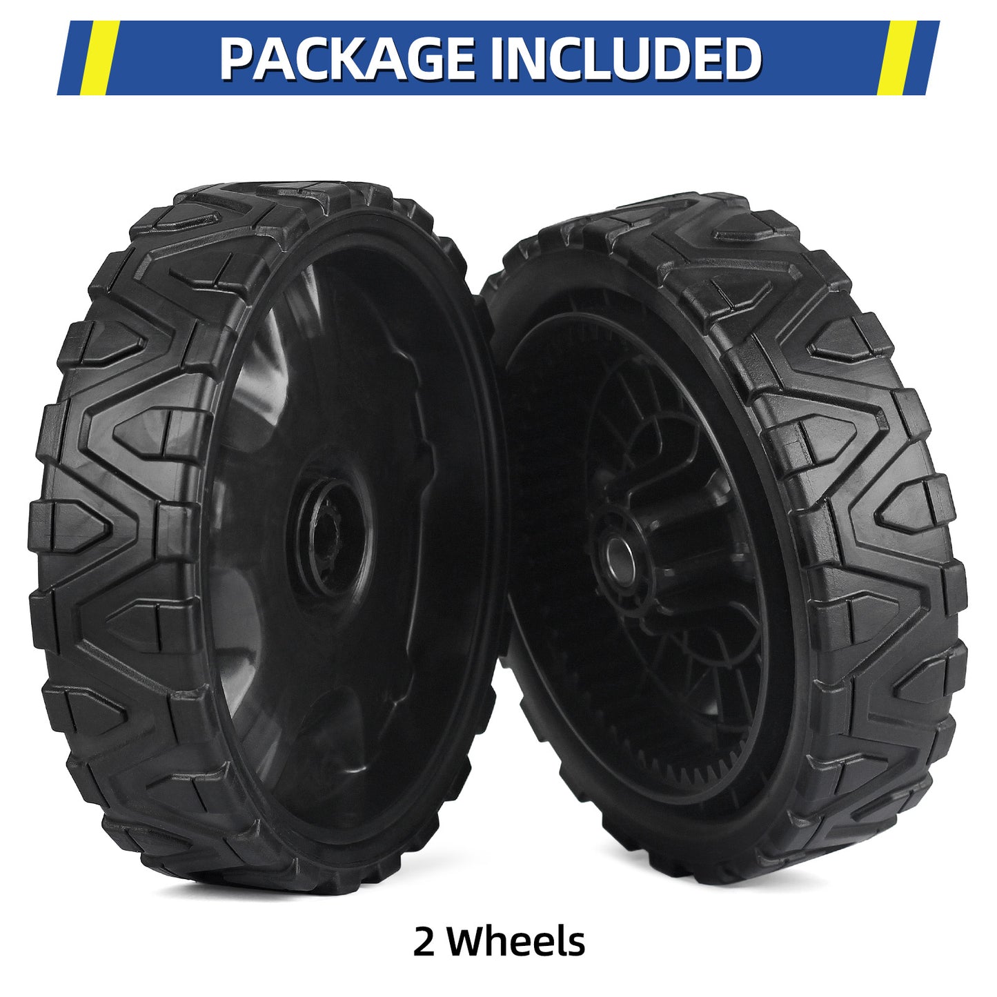634-05040 Lawn Mower Wheels, 8 Inch Wheels for MTD, Cub Cadet, Craftsman Walk-Behind Mower, 2 Pack