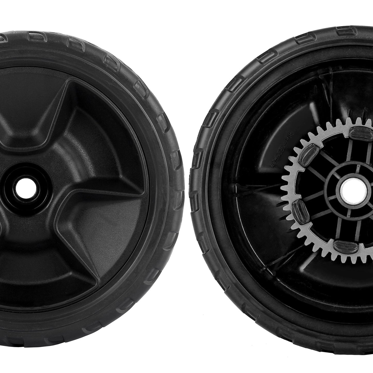 HRN216 Lawn Mower Wheels, 2 Rear Wheels 42710-VR8-N00ZA and 2 Front Wheels 44710-VR8-N00ZA for Honda HRN216 Lawn Mower