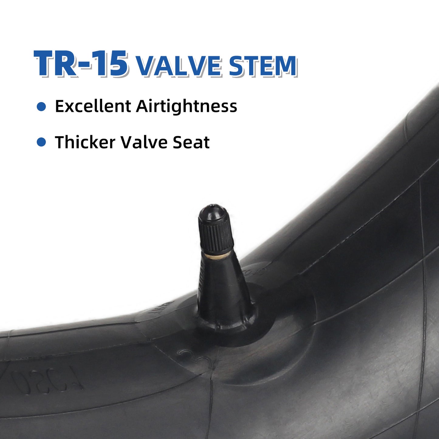 11L-15/11L-16 Butyl Inner Tube, 1 Pack with TR15 Valve Stem, Heavy-Duty Inner Tube, Replacement Tube for Farm Tractor, Implements and Farm Wagons