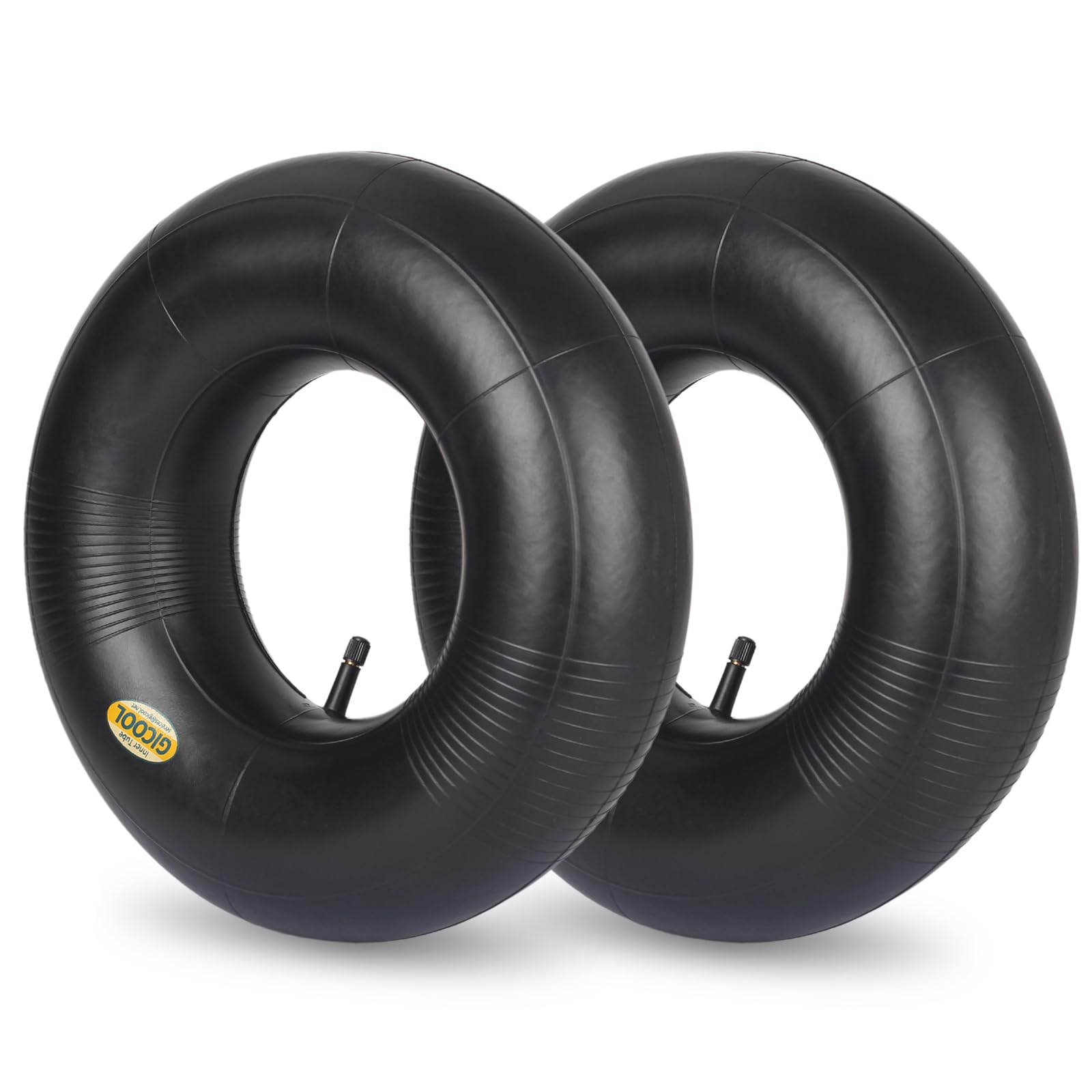 13x6.50-6 Inner Tube, 2 Pack with TR-13 Valve Stem, Heavy Duty, Universal Fit for Ride-on Mower, Razor Dirt Quad Lawn Mower, Yard Trailer, Go Kart, ATV, Yard Tractor, Snow Blower