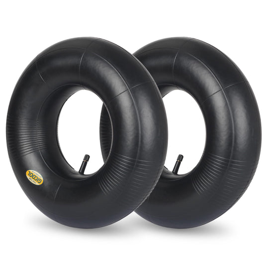 13x6.50-6 Inner Tube, 2 Pack with TR-13 Valve Stem, Heavy Duty, Universal Fit for Ride-on Mower, Razor Dirt Quad Lawn Mower, Yard Trailer, Go Kart, ATV, Yard Tractor, Snow Blower