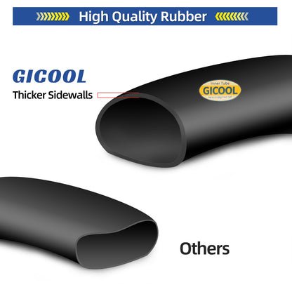 4.10/3.50-6 Replacement Inner Tube, 2 Pack with TR-87 Valve Stem, Heavy Duty, For 13" Tires Wheelbarrow Garden Utility Wagon Go Cart Lawn Mower