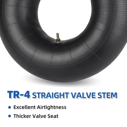 20x8.00-8 20x10.00-8 Inner Tubes, 2 Pack with TR4 Valve Stem, Heavy-Duty Replacement Tubes for Lawn Mowers, Tractors, Riding Mowers, Golf Carts, Scooters, Go Karts, Wagons, Garden Trailers