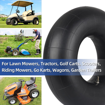 20x8.00-8 20x10.00-8 Inner Tubes, 2 Pack with TR4 Valve Stem, Heavy-Duty Replacement Tubes for Lawn Mowers, Tractors, Riding Mowers, Golf Carts, Scooters, Go Karts, Wagons, Garden Trailers