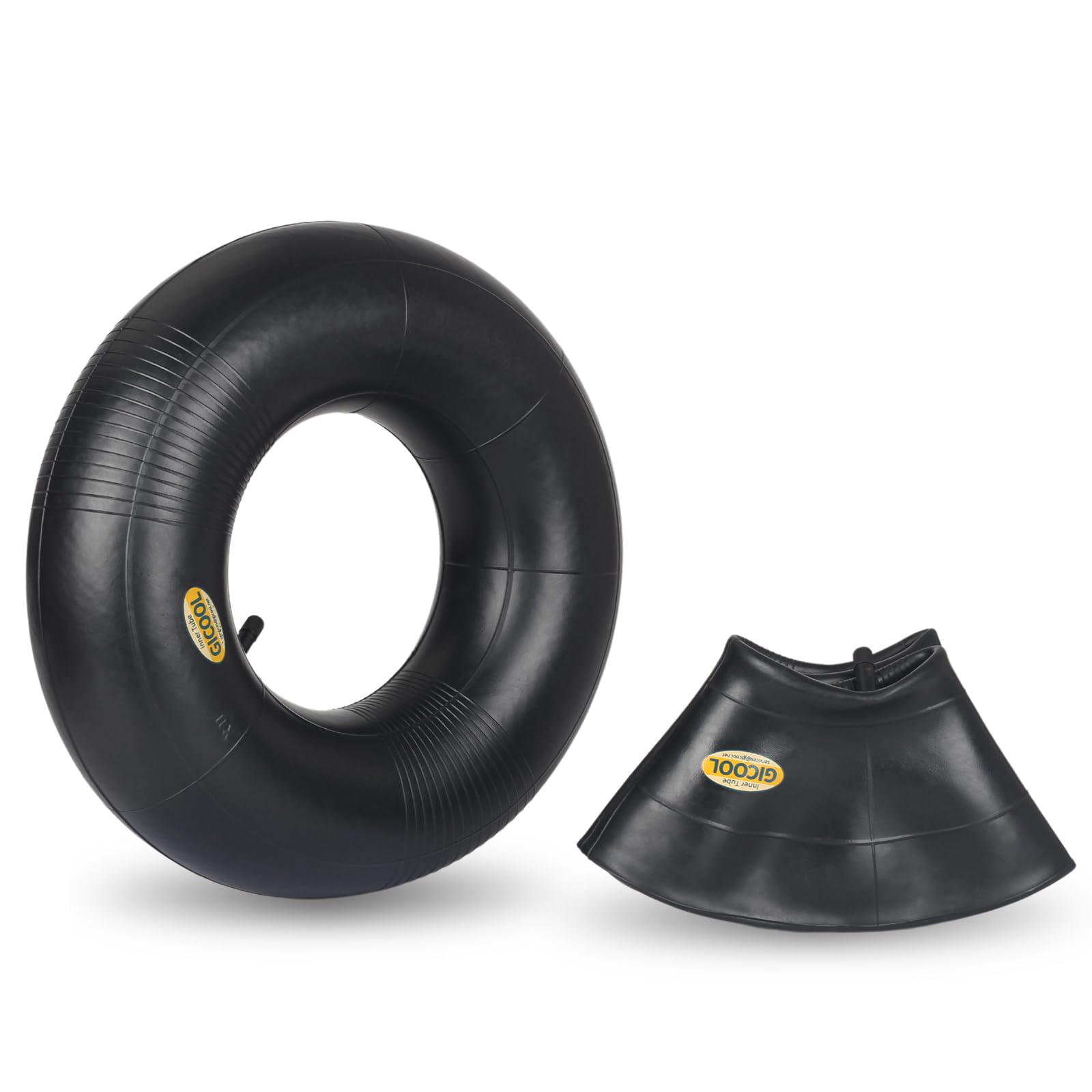 13x6.50-6 Inner Tube, 2 Pack with TR-13 Valve Stem, Heavy Duty, Universal Fit for Ride-on Mower, Razor Dirt Quad Lawn Mower, Yard Trailer, Go Kart, ATV, Yard Tractor, Snow Blower